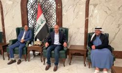 نائب رئيس الاتحاد الإماراتي يصل البصرة